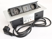 ModulBox 2 - 2*230V és 2* USB Konnektor elosztó